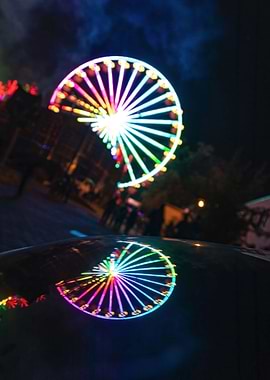 Ferris wheel multicolor