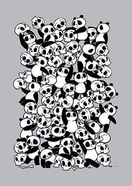 Dia de Los Muertos Panda