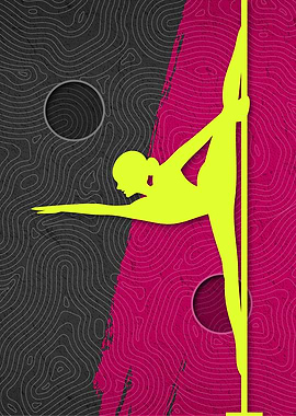 Pole Dance Front Splits