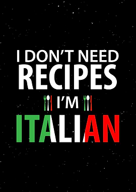 Funny Italian Recipe Decor