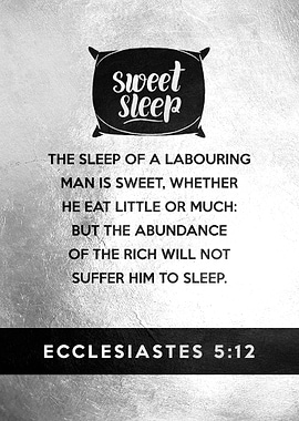 Ecclesiastes 5 12