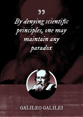 By denying scientific