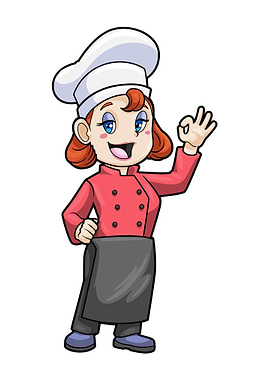 Female Chef Cooking apron
