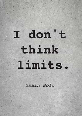 Usain Bolt Quote L014