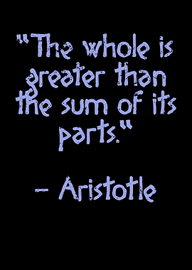 The whole is greater than