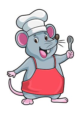 Rat Chef Wooden spoon
