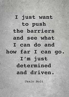 Usain Bolt Quote L017