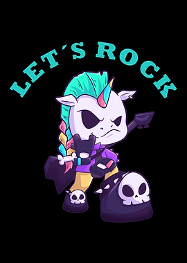 Lets rock unicorn Unicorn