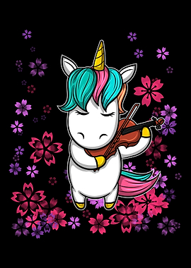 Unicorn Music Violin flowe