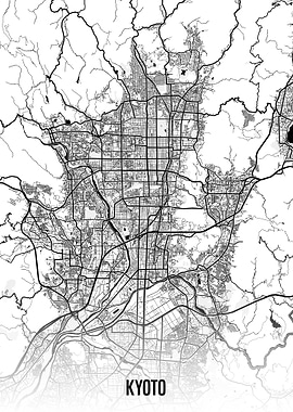 Kyoto map