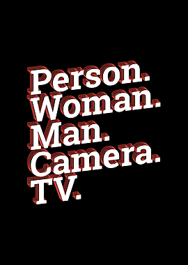 Person Woman Man Camera TV