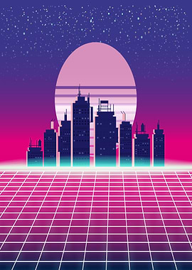 The neon city
