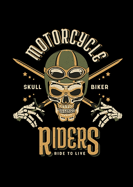 SKULL BIKER