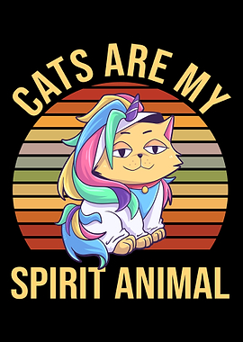 Cats Are My Spirit Animal