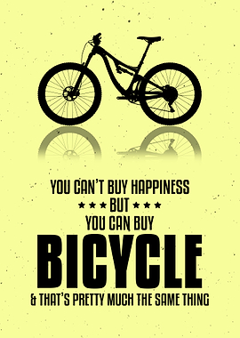 Bicycle Quote Wall Art