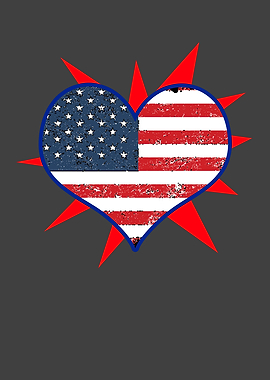 USA heart