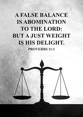 Proverbs 11 1