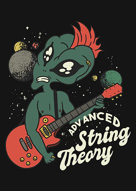 Alien Guitar Nerd UFO Punk