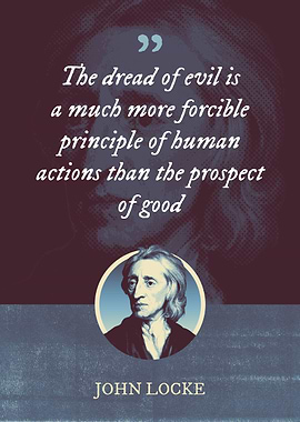 The dread of evil is a