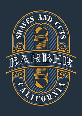 vintage barbershop poster