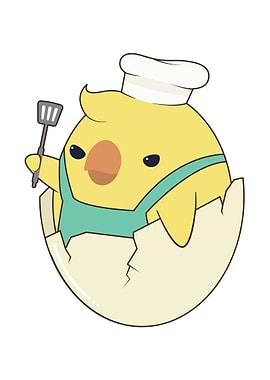 Chick Chef Wooden spoon