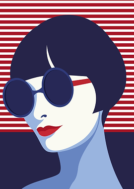 fashion woman vintage art