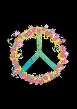 Peace Floral Hippie