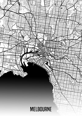 Melbourne map