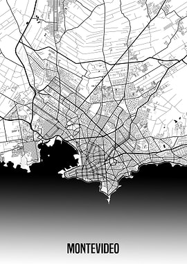 Montevideo map