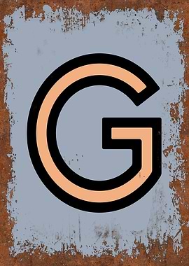 Rusted Funky Letter G