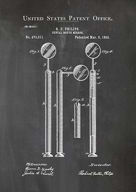 13 Dental Mirror Patent P