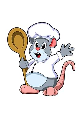 Rat Chef Chef hat
