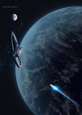 Earth Night Orbits