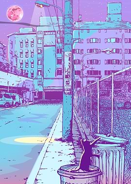 Japan Cat City Pop 31