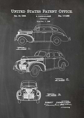 30 1939 Automobile Patent