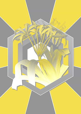 Yellow and Gray Iris Flora