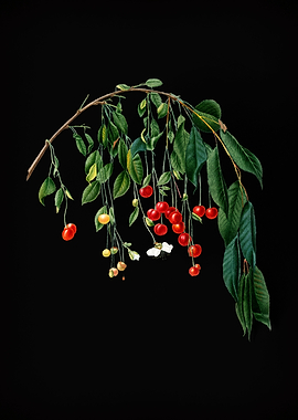 Vintage Visciola Cherries