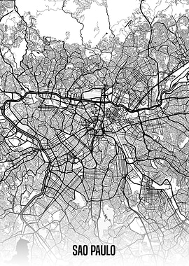 Sao Paulo map