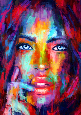 Woman Abstract Portrait