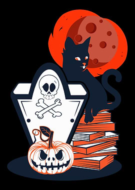 Halloween Tomb Cat Cat Own