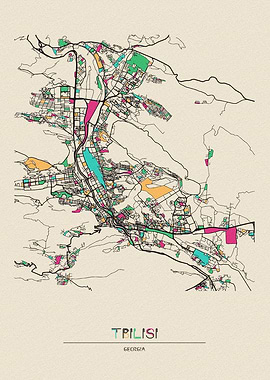 Tbilisi Map