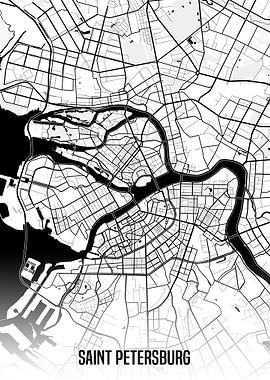 Saint Petersburg map