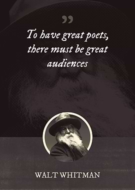 To have great poets there