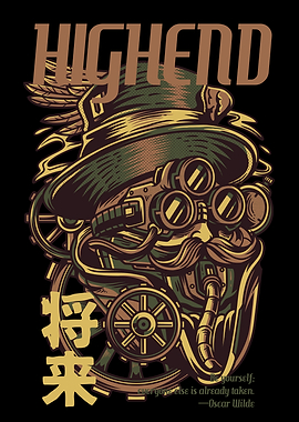 Highend Alien Face Robot