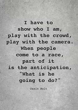 Usain Bolt Quote L027
