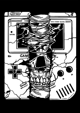 Gameboy Skull