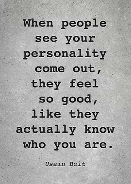 Usain Bolt Quote L030