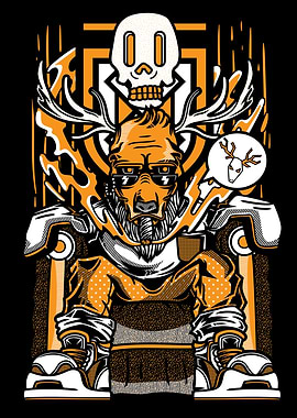 Alien Robot Skeleton