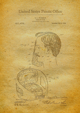 67 Firemans Mask Patent