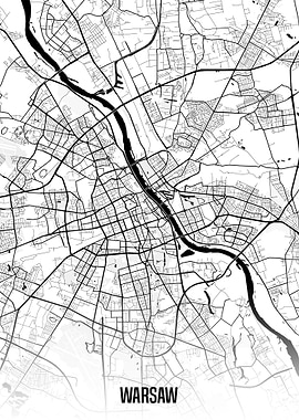 Warsaw map